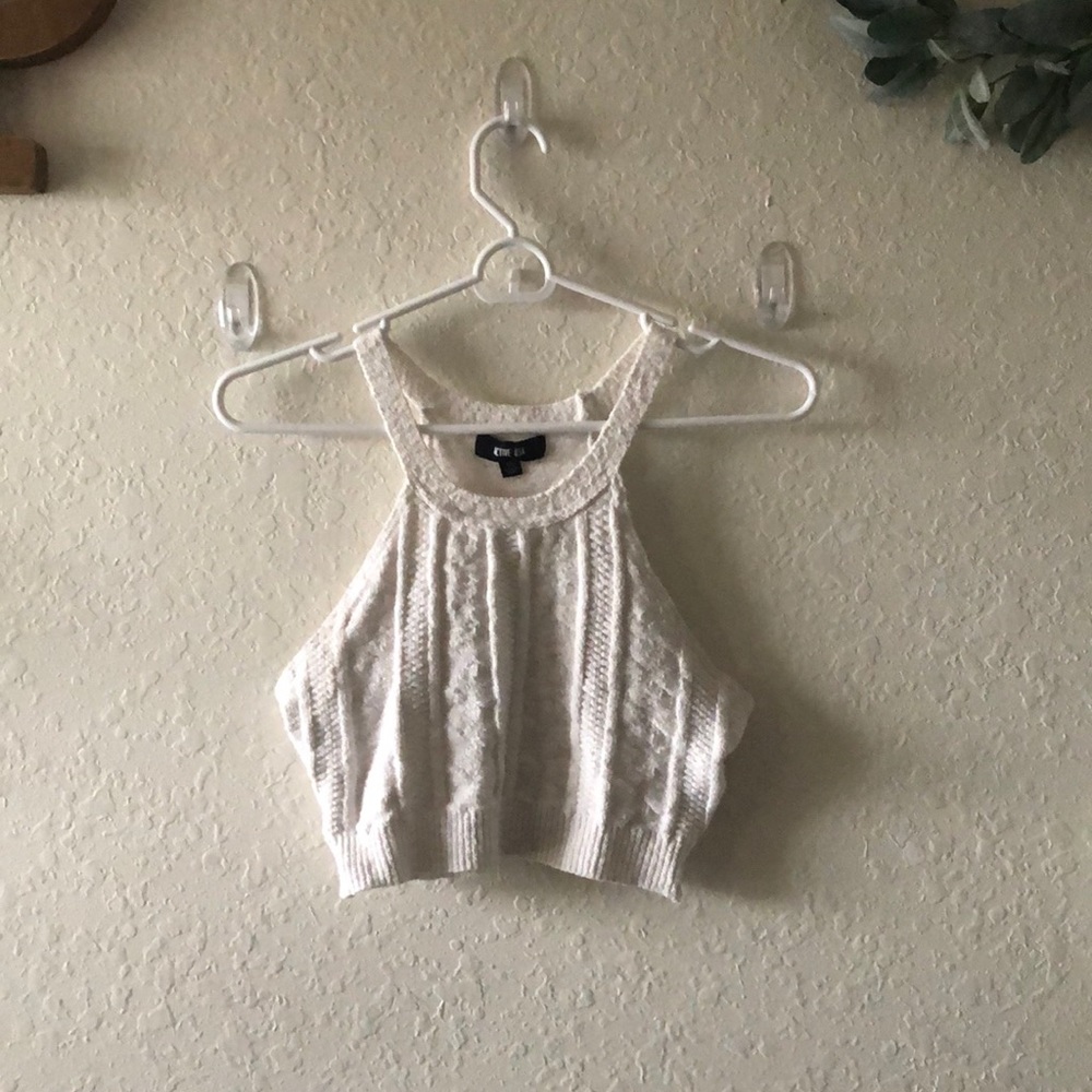White Crop Top